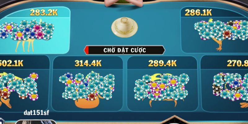 Các cửa cược trong Bầu Tôm Cua Cá HI88